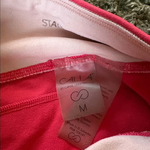 CALIA by Carrie Underwood Women's Essential 7/8 Scallop Leggings size M - Picture 3 of 5